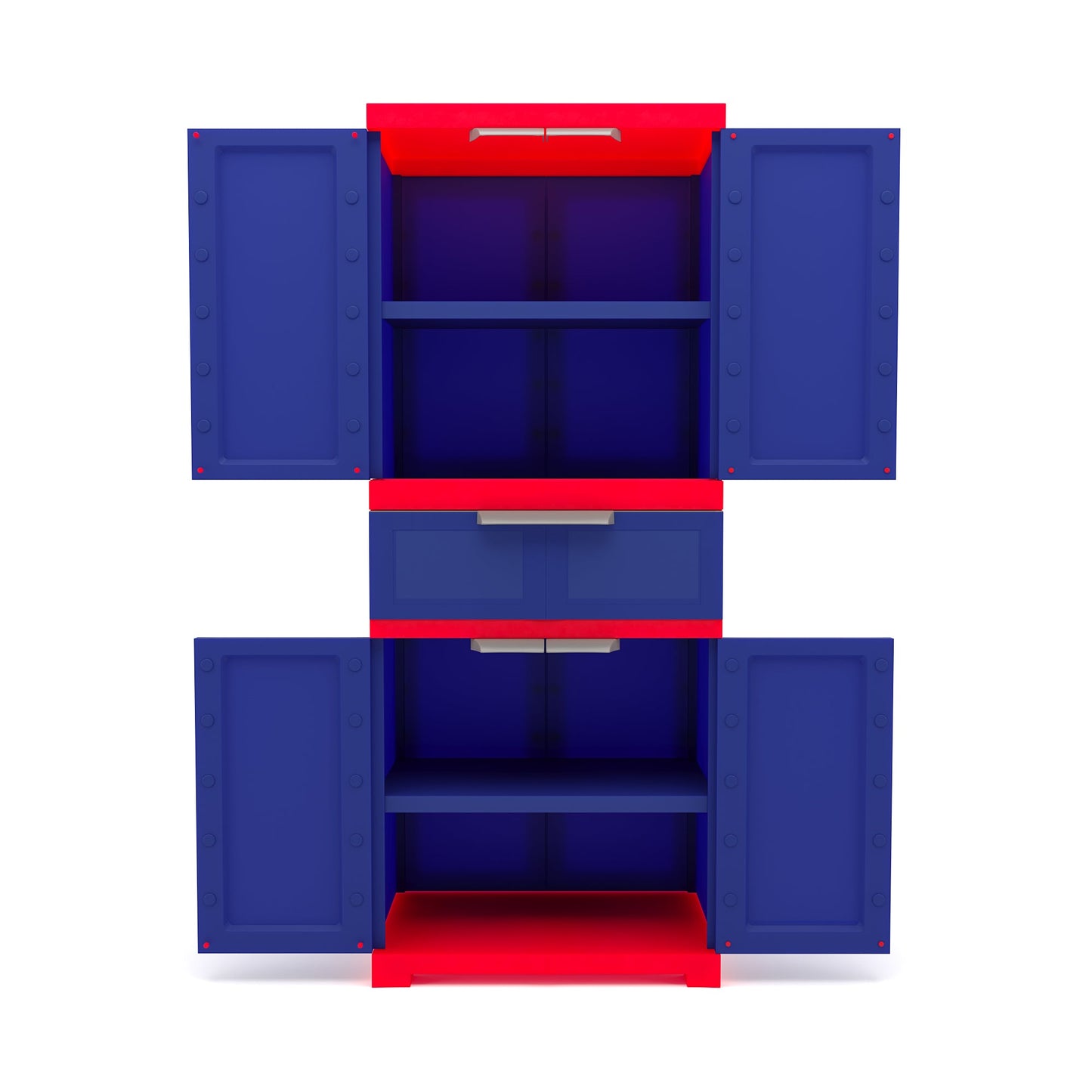Nilkamal Freedom with 1 Drawer (Pepsi Blue / Bright Red / Yellow)