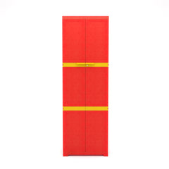 Nilkamal Freedom Mini Large (FML) Plastic Storage Cabinet (Bright Red / Yellow)