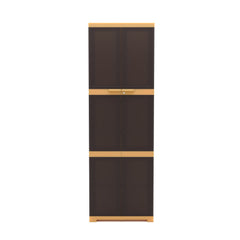 Nilkamal Freedom Mini Large (FML) Plastic Storage Cabinet (Weathered Brown / Biscuit)