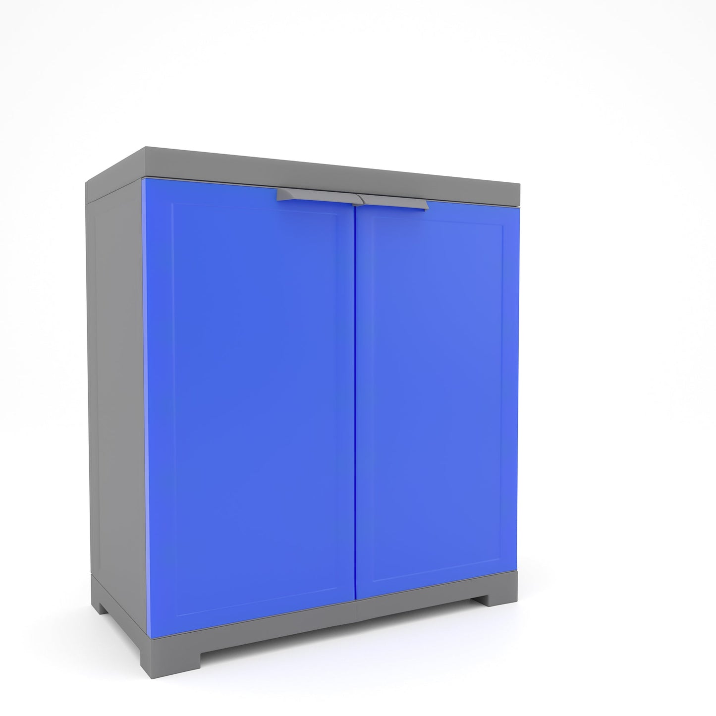 Nilkamal Freedom Mini Small (FMS) Plastic Storage Cabinet (Deep Blue / Grey)