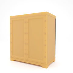 Nilkamal Freedom Mini Small (FMS) Plastic Storage Cabinet (Weathered Brown / Biscuit)