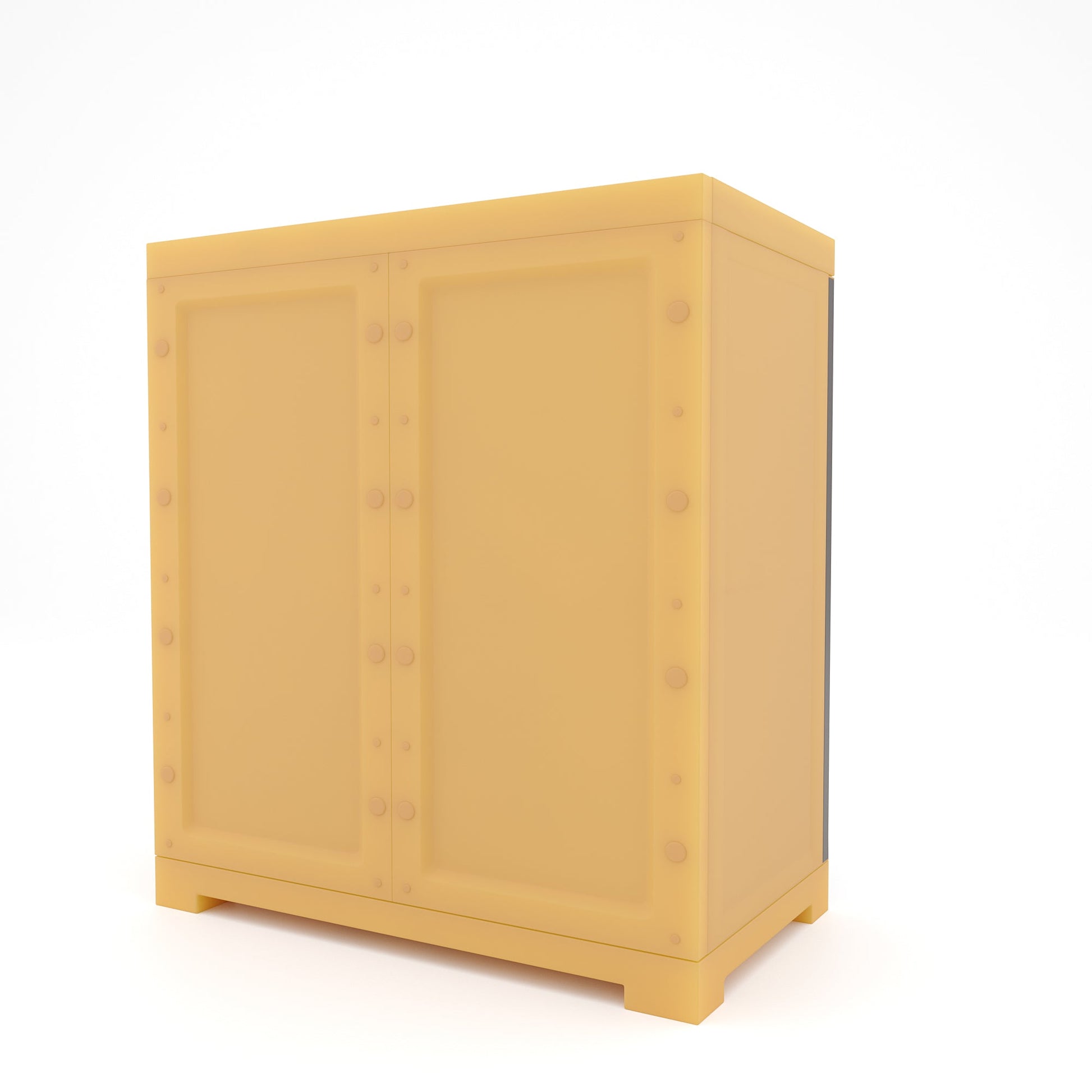 Nilkamal Freedom Mini Small (FMS) Plastic Storage Cabinet (Weathered Brown / Biscuit)