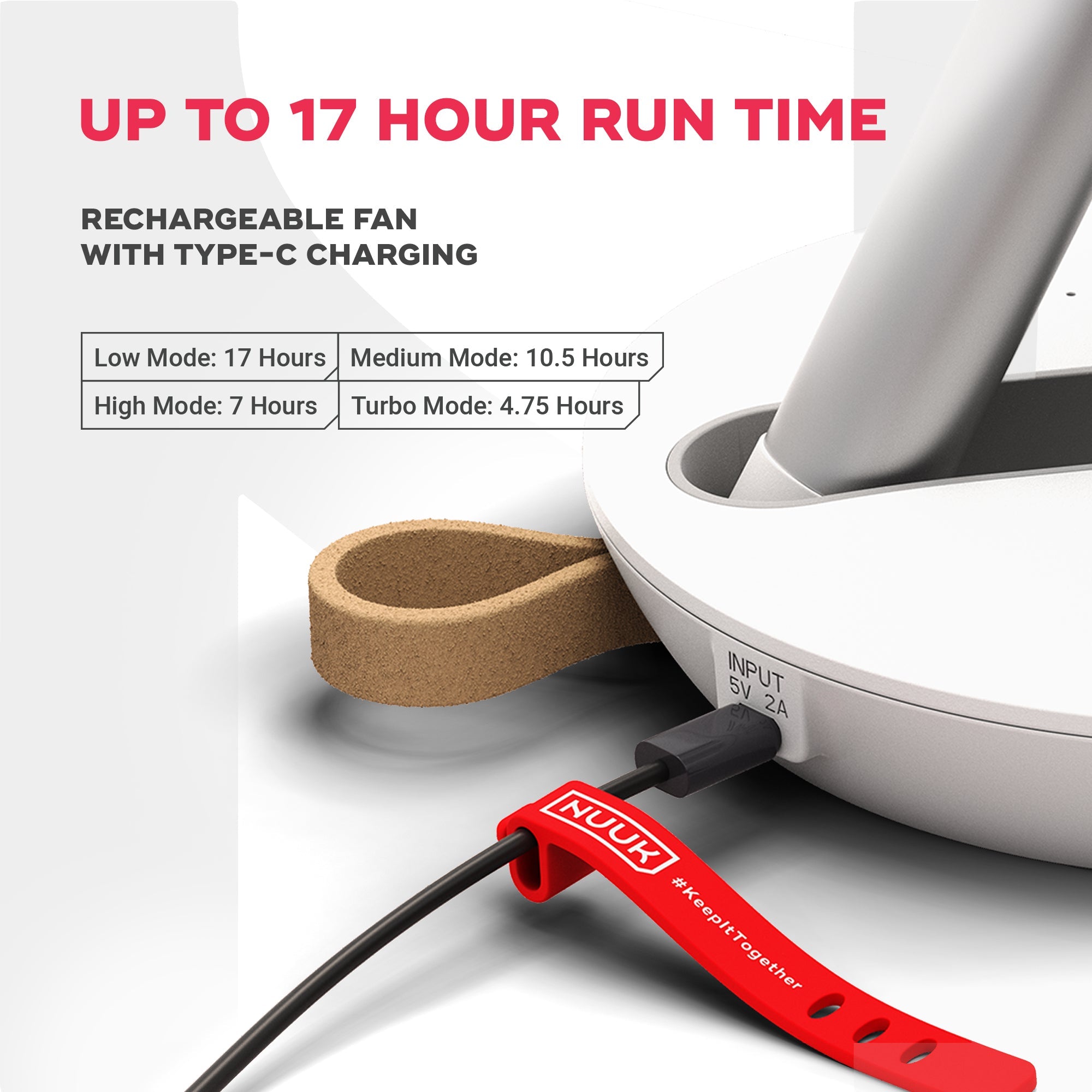 FOLDE | Rechargeable Folding Personal Fan