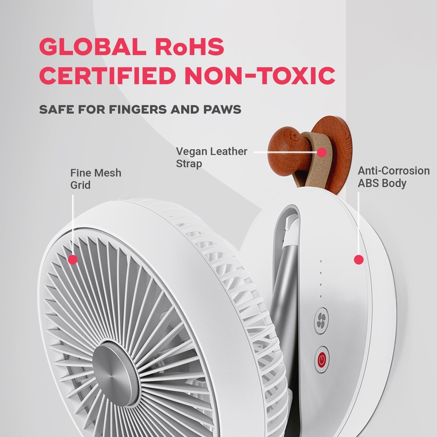 FOLDE | Rechargeable Folding Personal Fan