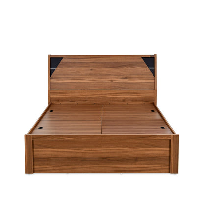 Nilkamal Fremont Engineered Wood King Box Bed (Walnut /  Wenge)