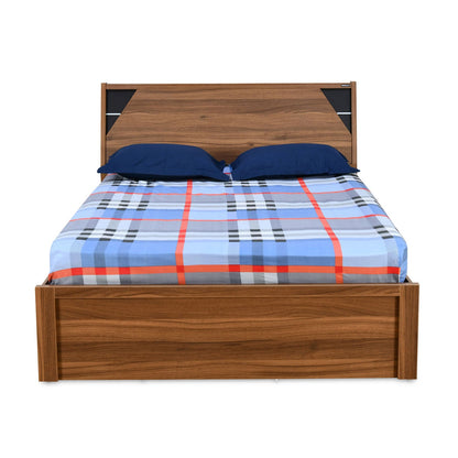 Nilkamal Fremont Engineered Wood King Box Bed (Walnut /  Wenge)