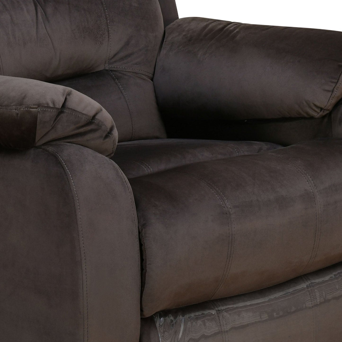 Nilkamal Freya 1 Seater Recliner Sofa (Grey)