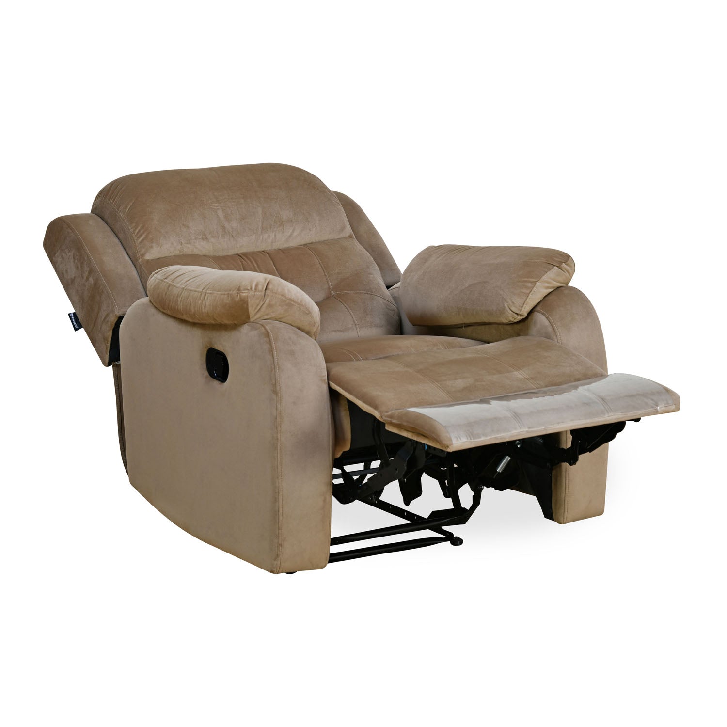 Nilkamal Freya 1 Seater Recliner Sofa (Grey)