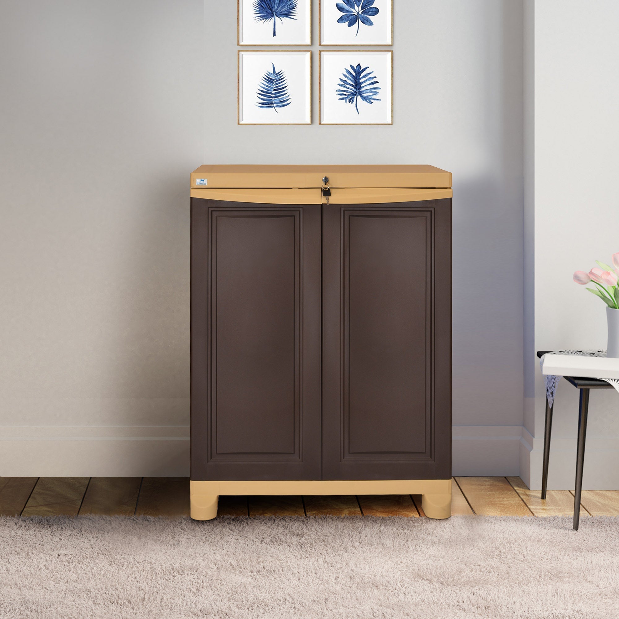 Nilkamal Freedom Small 1 (Weathered Brown and Biscuit)
