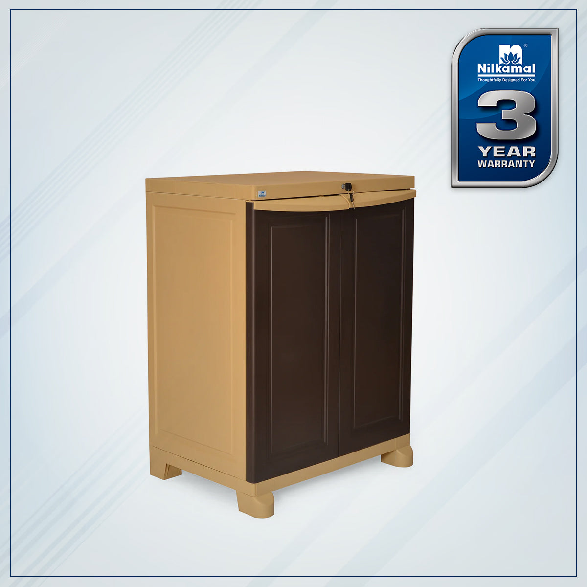 Nilkamal Freedom Small 1 (Weathered Brown and Biscuit)
