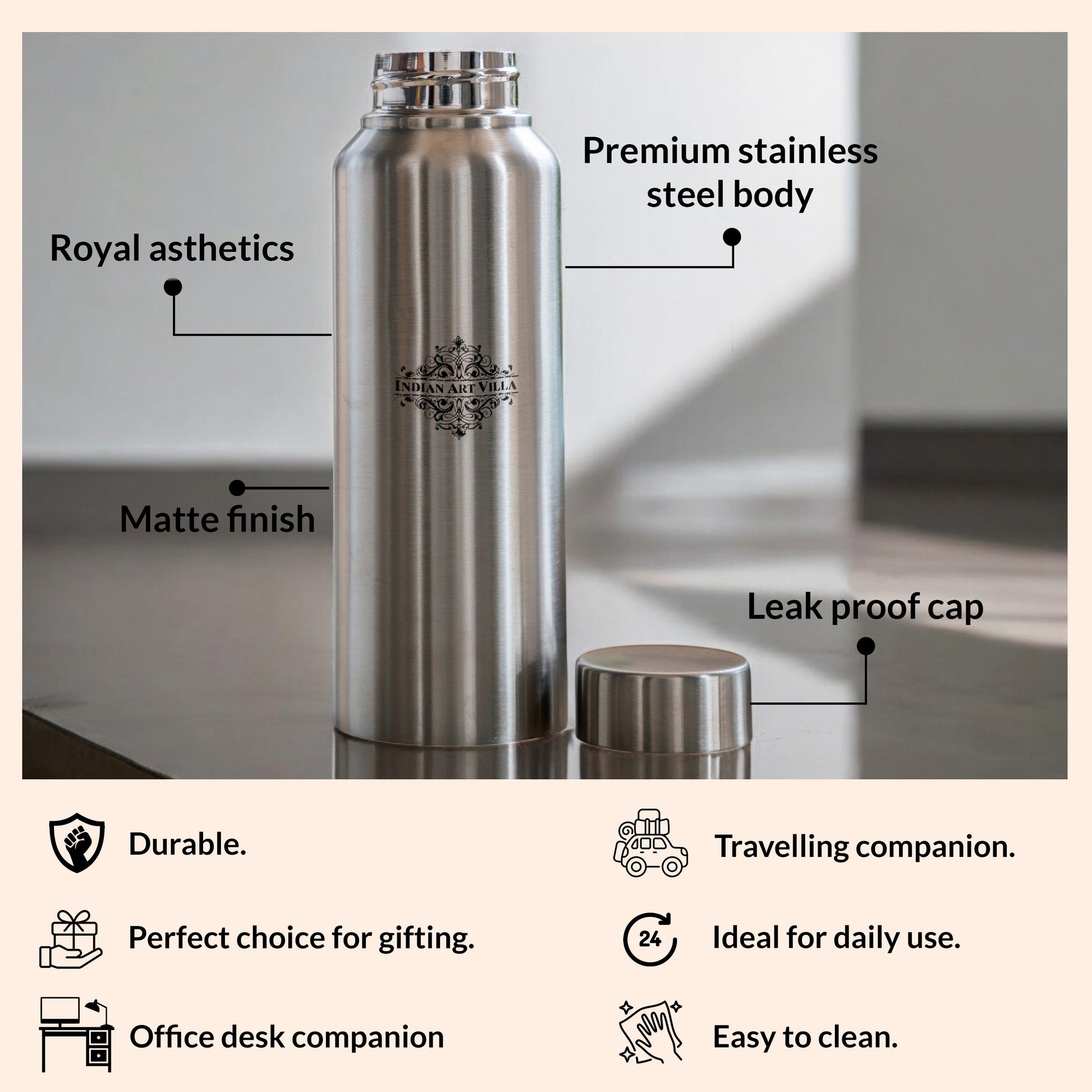 Premium Stainless Steel Bottle 750 ML