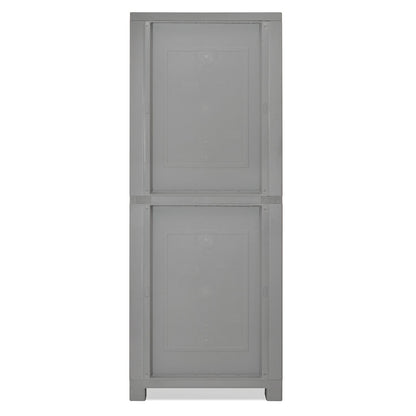 Nilkamal Freedom Big 1 (FB1M) Plastic Storage Cabinet with Mirror (Deep Blue & Grey)