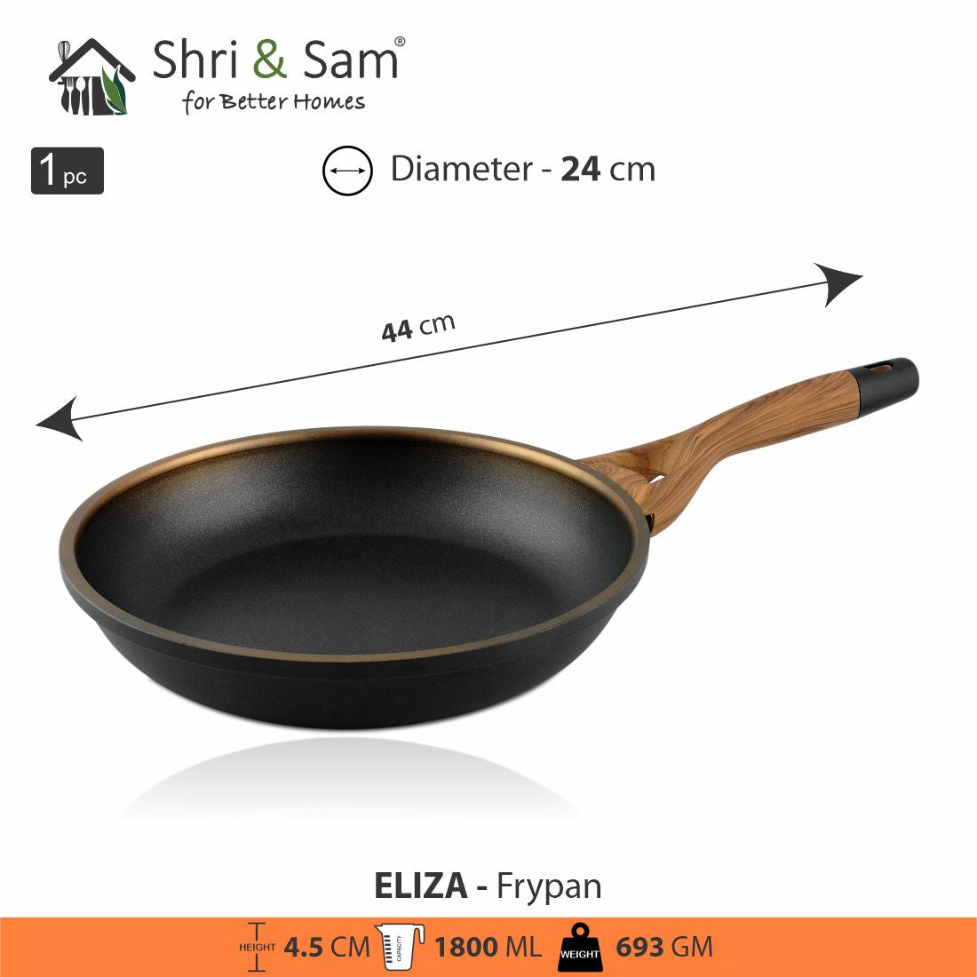 Aluminium Frypan Eliza