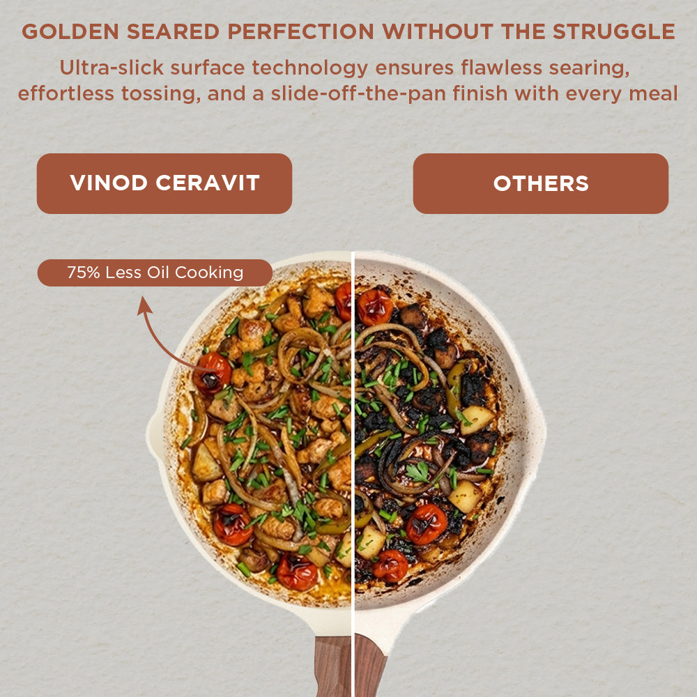 Vinod Ceravit Frypan - Washed Stone