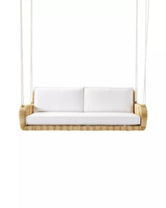 Zita Double Seater Hanging Swing Without Stand For Balcony , Garden Swing (Honey)