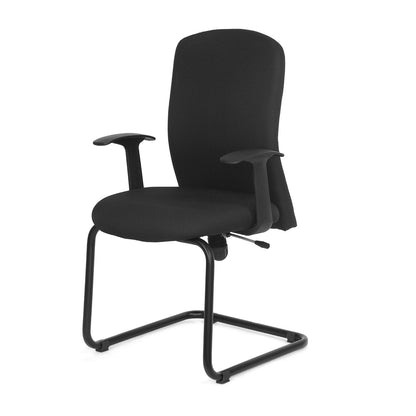 Nilkamal Gary Visitor Chair (Black)