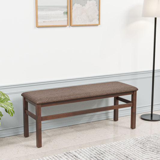 Nilkamal Gem Multi Use Long Sitting Bench for Living Room | Dining Room (Cappuccino)