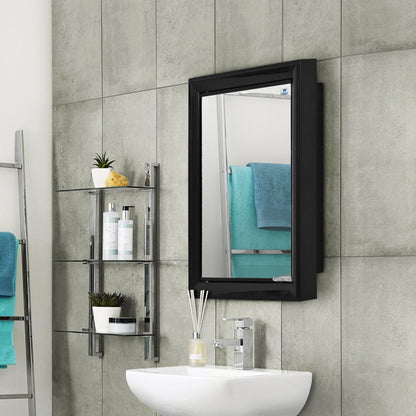 Nilkamal Gem Mirror Cabinet (Black)