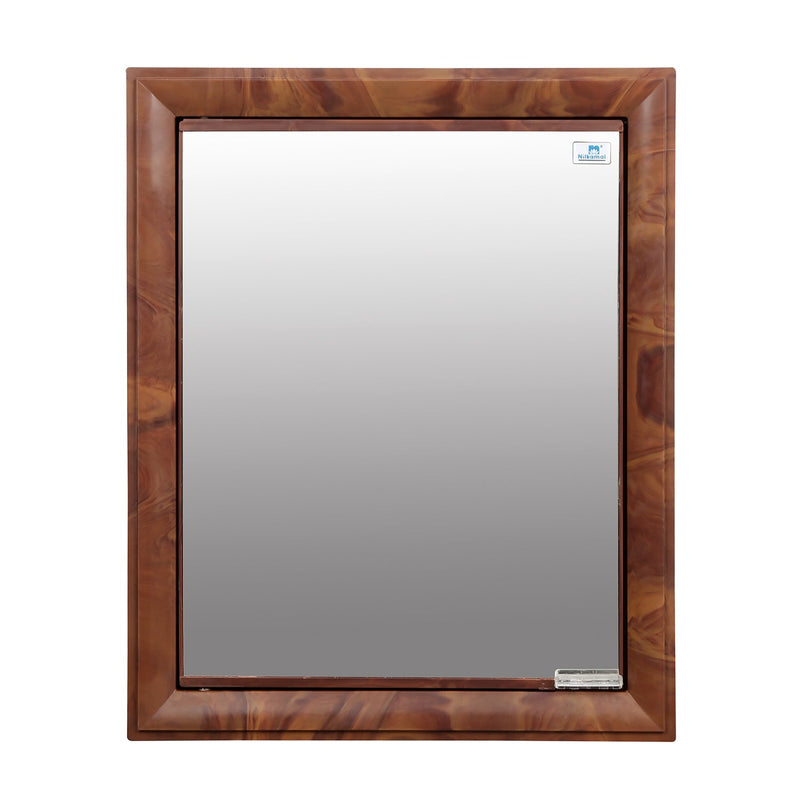 Nilkamal Gem Plastic Cabinet with Mirror (Mango Wood)