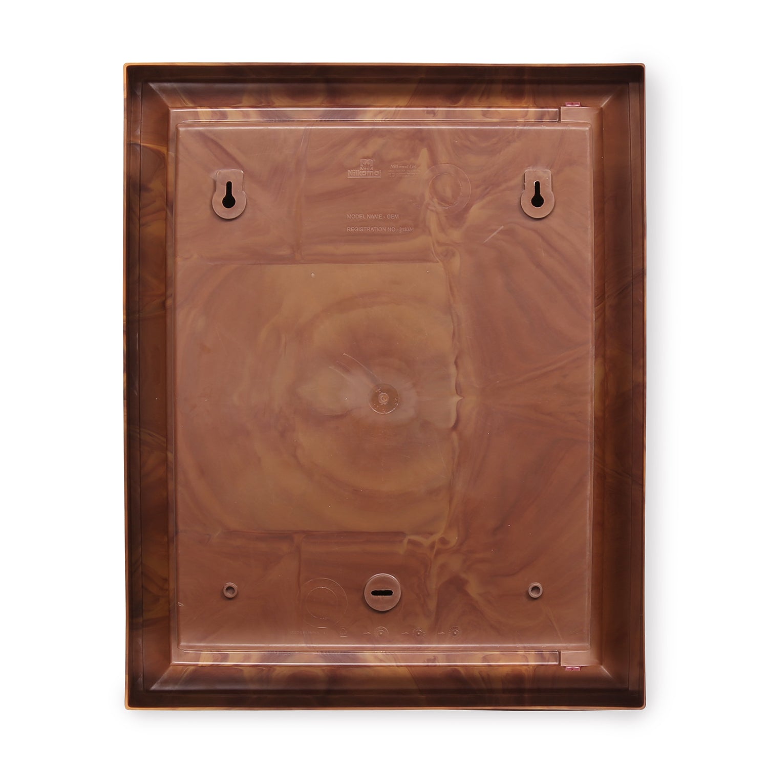 Nilkamal Gem Plastic Cabinet with Mirror (Mango Wood)