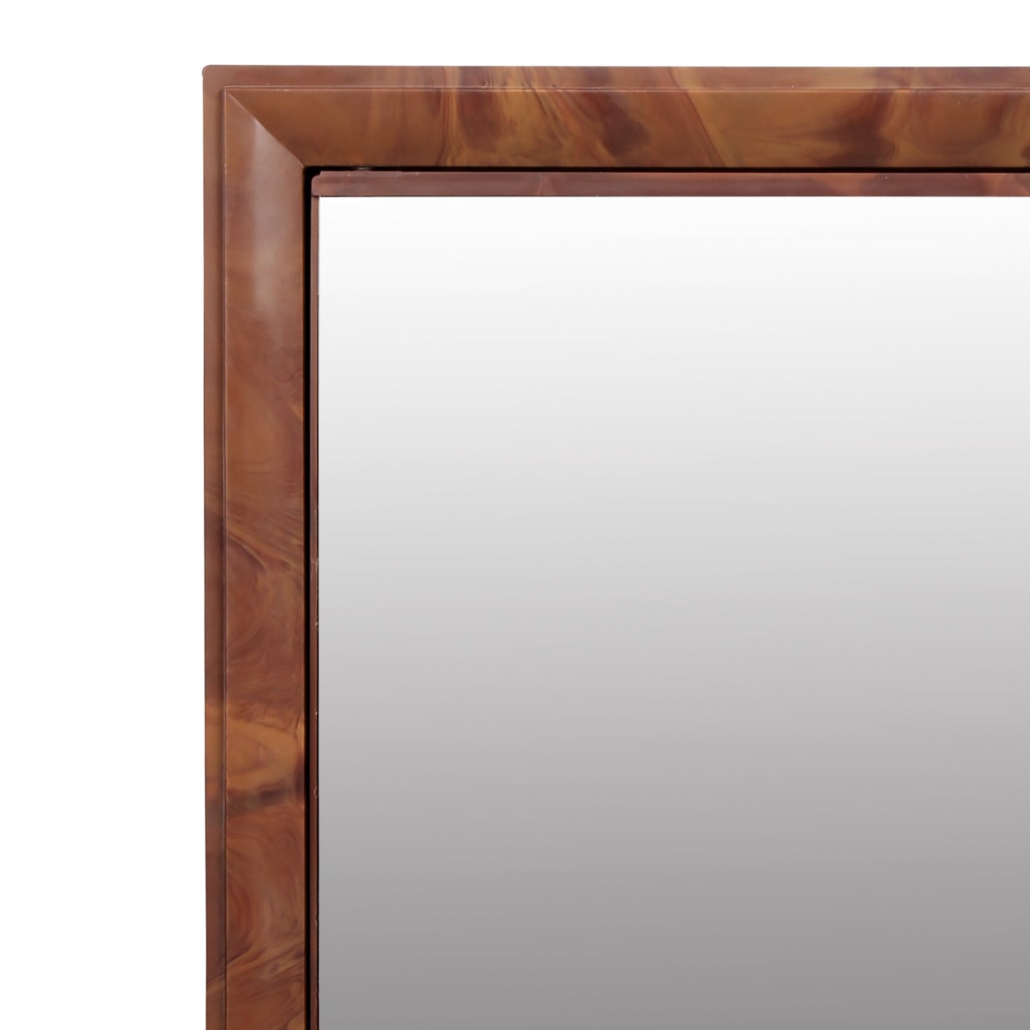 Nilkamal Gem Plastic Cabinet with Mirror (Mango Wood)