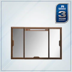 Nilkamal Glory Plastic Cabinet Set with Mirror and LED Diffused Light