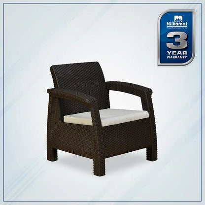 Nilkamal Goa Sofa Set with Cushion (1 Seater)