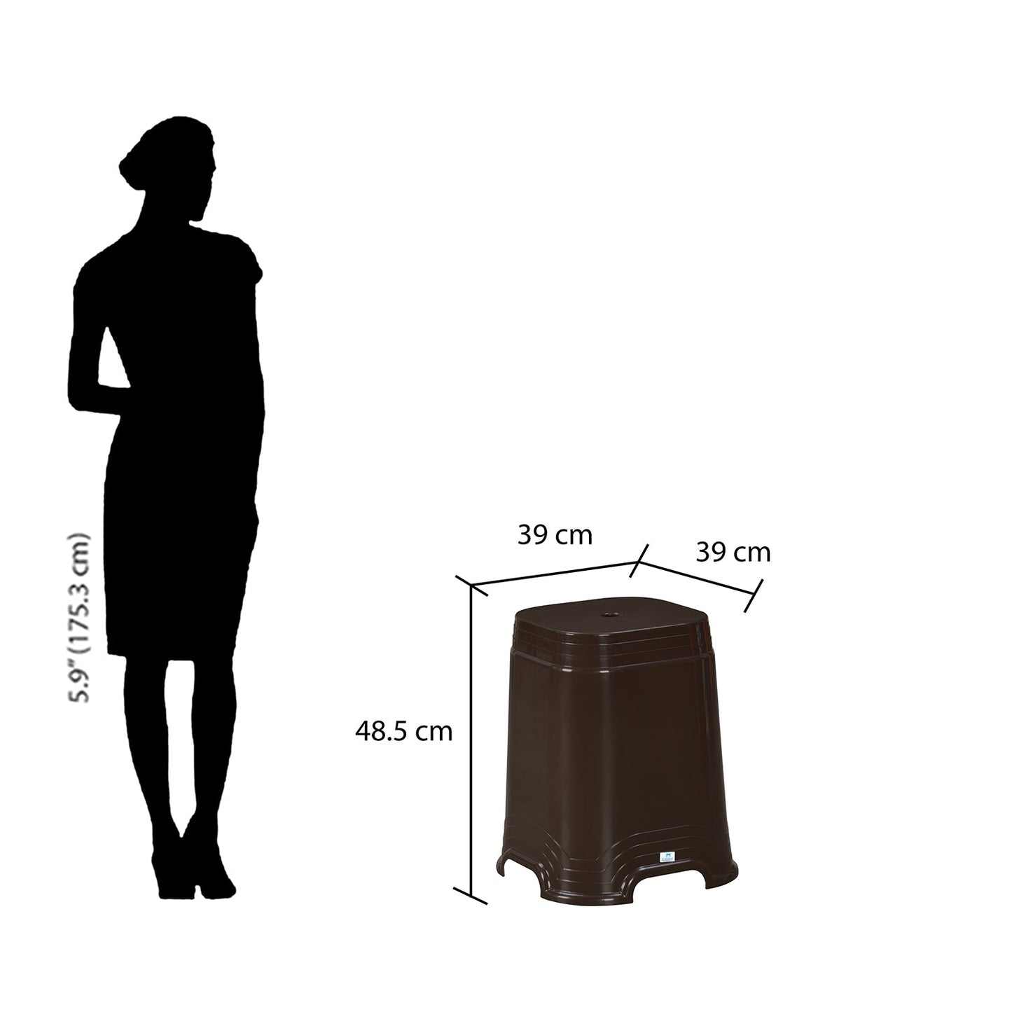 Nilkamal GOGO STL32 Plastic Stool