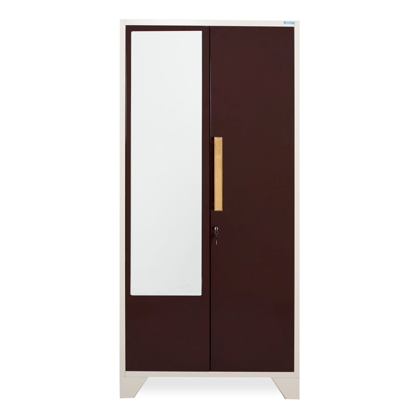 Nilkamal Grace Home Mirror Storage (Brown / Ivory)