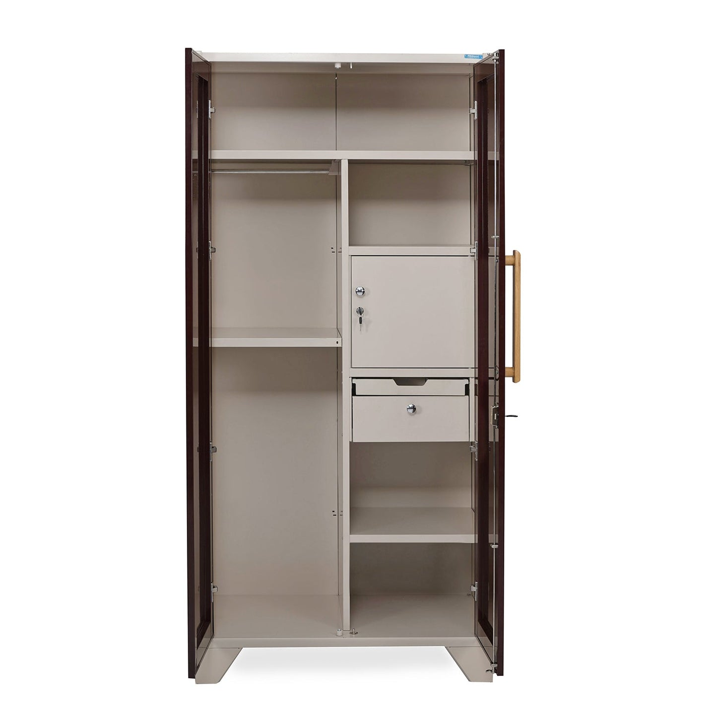 Nilkamal Grace Home Mirror Storage (Brown / Ivory)