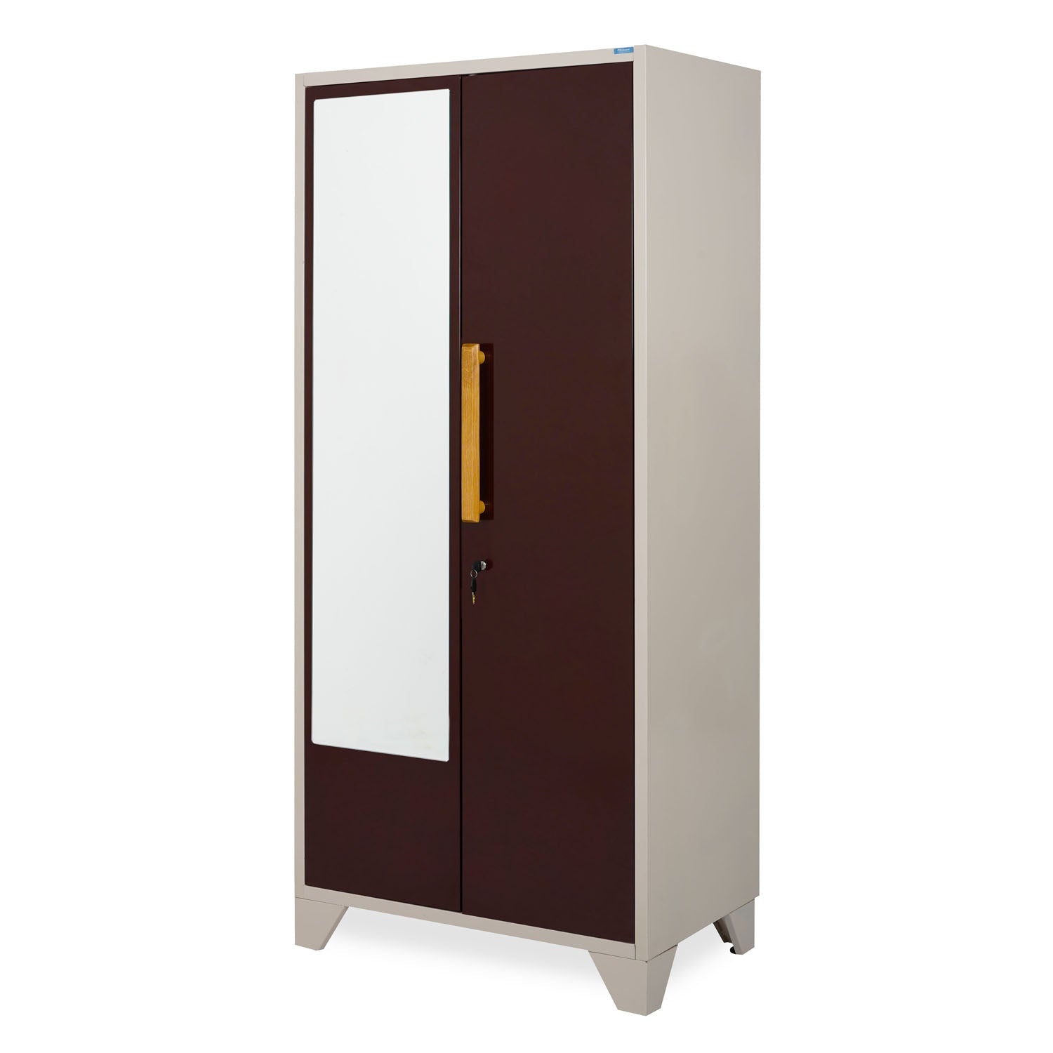 Nilkamal Grace Home Mirror Storage (Brown / Ivory)