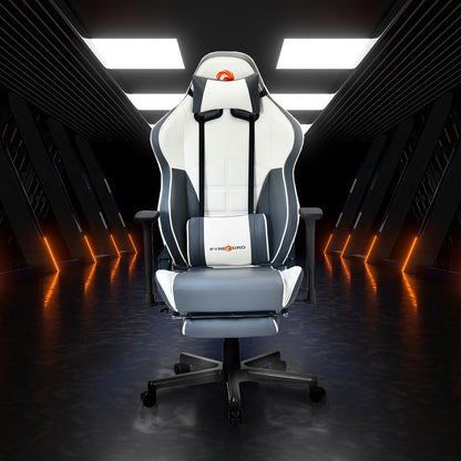 Nilkamal Fyrebird Greta Gaming Chair (Grey / White)