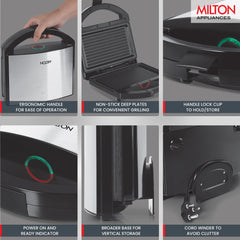 Sandwich Griller HSG044 (Milton)