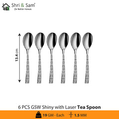 Stainless Steel Cutlery with Laser GSW Shiny