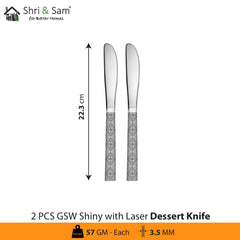 Stainless Steel Cutlery with Laser GSW Shiny