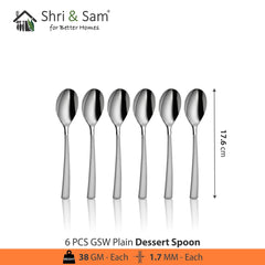 Stainless Steel 18 PCS Cutlery Set (without knife) GSW Plain
