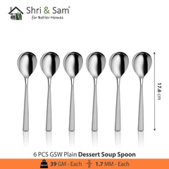 Stainless Steel Cutlery GSW Plain