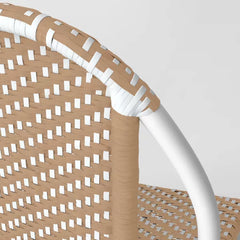 Conti Wicker 2 Seater Garden Bench for Outdoor Park