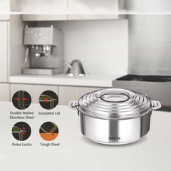 Galaxia Stainless Steel Casserole (Milton)