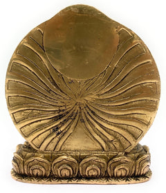 Brass Tibetan Tara Maa Idol | Green & White Tara Murti, Tibetan Goddess Tara Statue for Pooja, Home Decor, Meditation & Spiritual Gifts,Gold, 6.5 Inch, 1 Piece