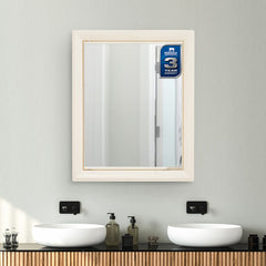 Nilkamal Gem Plastic Cabinet with Mirror (Ivory)