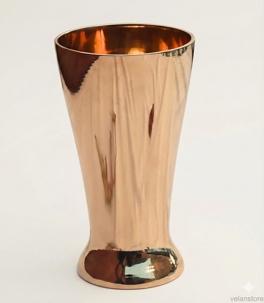 प्योर कंसा वाइन ग्लास सेट (ग्लॉसी फिनिश)