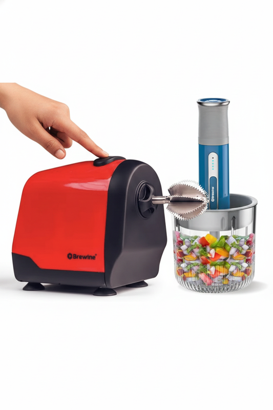 Brewine Kitchen Tools Combo - Garlic Chopper & Coconut Scraper Bundle