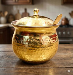 Brass Ghee Pot-1