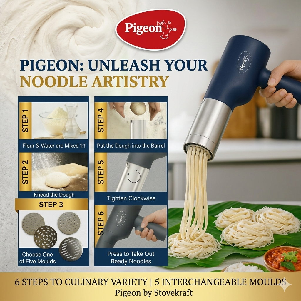 Pigeon Noodles, Idiyappam, Spaghetti Maker ORIGINAL-5