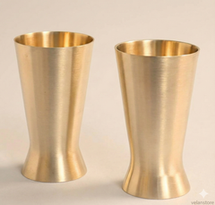 Pure Kansa Wine Glass set (Met Finish)-1
