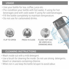 Glassy Thermosteel Flask (Milton)