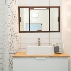 Nilkamal Glory Plastic Cabinet Set with Mirror and LED Diffused Light