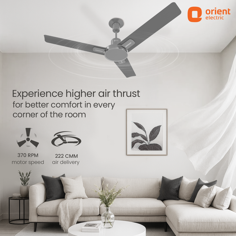 Luna High Speed Decorative Ceiling Fan | 2 Year Warranty