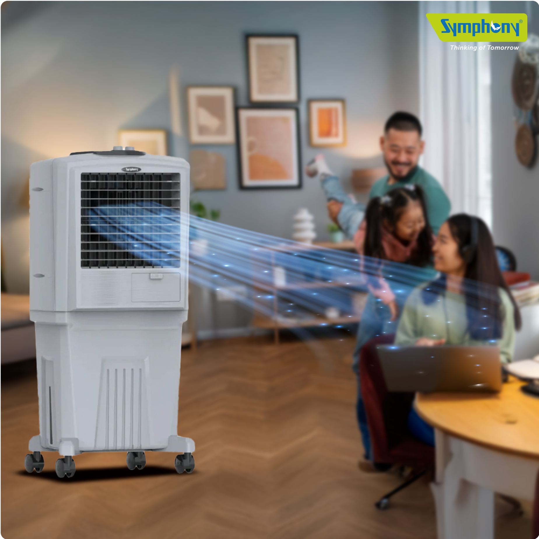 HiFlo 40 | Household Indoor Air Cooler | Cool Flow Dispenser